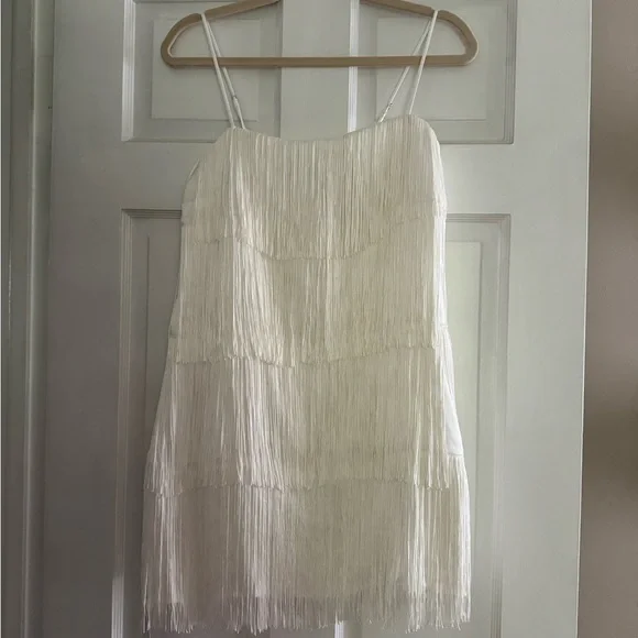 NWT Abercrombie & Fitch fringe mini dress - Picture 3 of 5